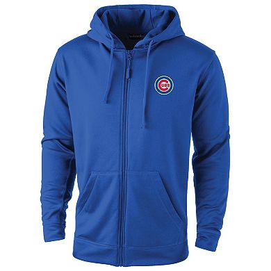 Men's Dunbrooke Royal Chicago Cubs Trophy Full-Zip Hoodie