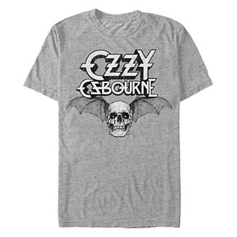 Big & Tall Ozzy Osbourne Winged Skull Graphic Tee