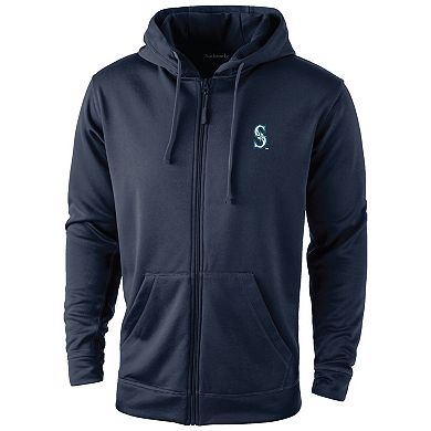 Men's Dunbrooke Navy Seattle Mariners Trophy Full-Zip Hoodie
