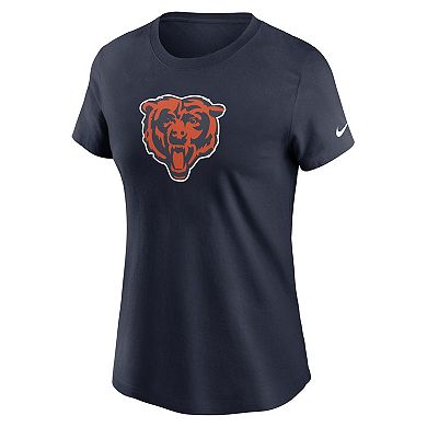 Women's Nike Navy Chicago Bears Primary Logo T-Shirt