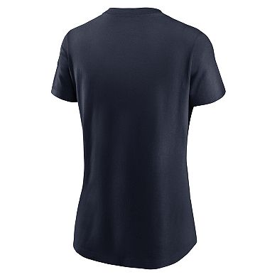 Women's Nike Navy Chicago Bears Primary Logo T-Shirt