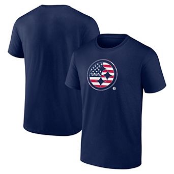 Men's Navy Pittsburgh Steelers Americana T-Shirt