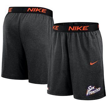 Men's Nike Black San Francisco Giants 2025 City Connect Authentic Collection Knit Shorts