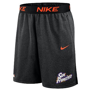 Men's Nike Black San Francisco Giants 2025 City Connect Authentic Collection Knit Shorts