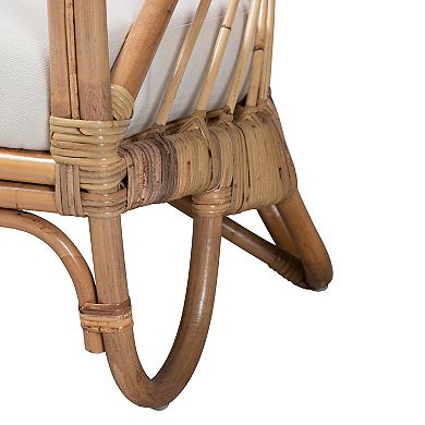 bali & pari Aliane Natural Rattan Armchair