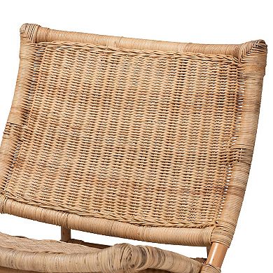 bali & pari Herrara Rattan Foldable Lounge Chair