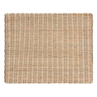 bali & pari Farica Natural Rattan Accent Bench
