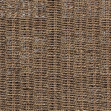 bali & pari Hermes Natural Seagrass Accent Bench