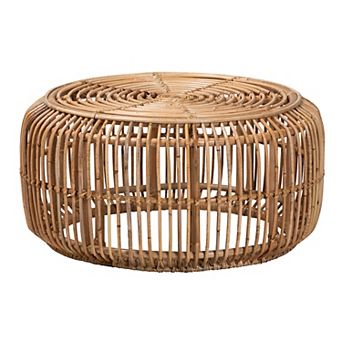 bali & pari Aliane Natural Rattan Coffee Table