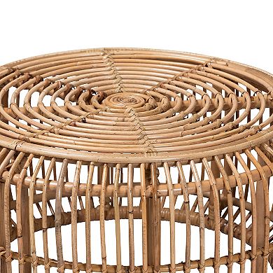 bali & pari Aliane Natural Rattan Coffee Table