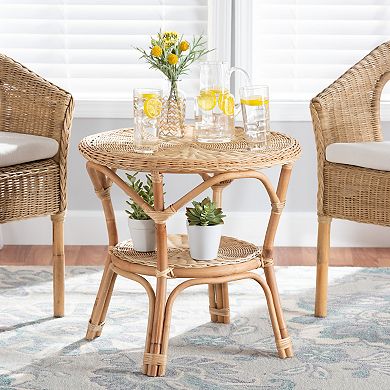 bali & pari Abbey Natural Rattan Coffee Table