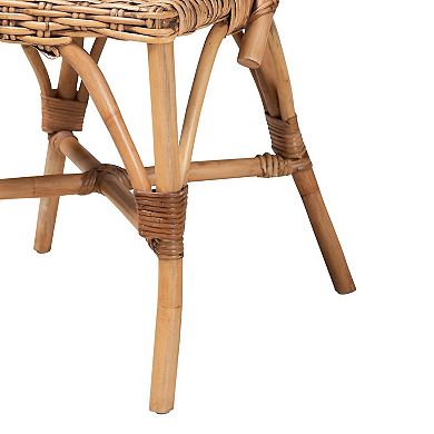 bali & pari Neola Natural Rattan Dining Chair