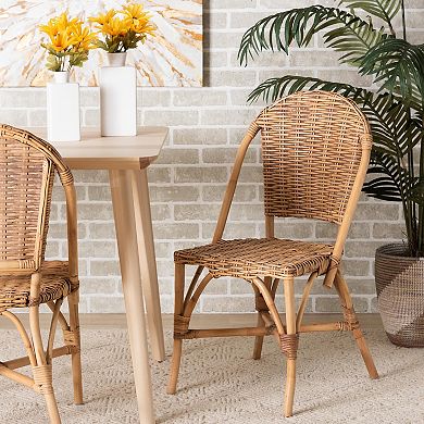 bali & pari Neola Natural Rattan Dining Chair