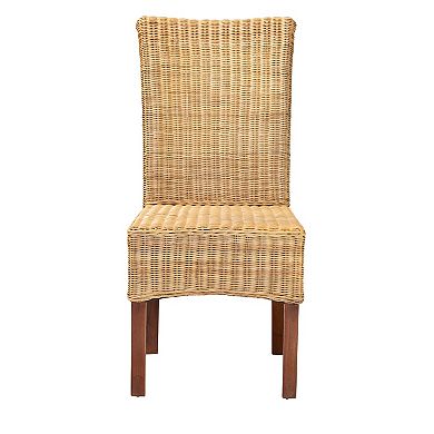 bali & pari Shamara Natural Rattan Dining Chair