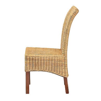 bali & pari Shamara Natural Rattan Dining Chair