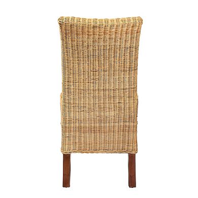 bali & pari Shamara Natural Rattan Dining Chair