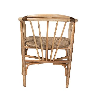 bali & pari Kyoto Natural Rattan Dining Chair