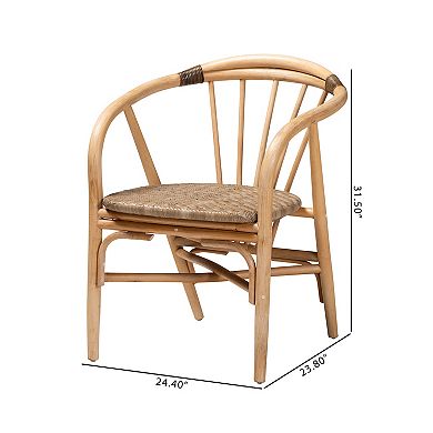 bali & pari Kyoto Natural Rattan Dining Chair