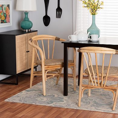 bali & pari Kyoto Natural Rattan Dining Chair