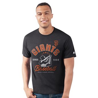 Men's Starter Black San Francisco Giants Prime Time Batter T-Shirt