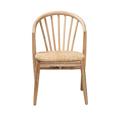 bali & pari Kobe Natural Rattan Dining Chair