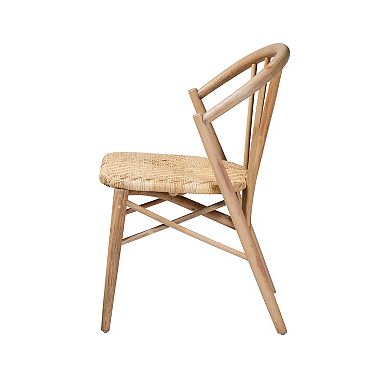 bali & pari Kobe Natural Rattan Dining Chair