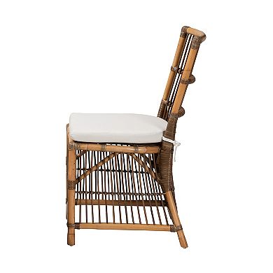 bali & pari Kim Natural Rattan Dining Chair