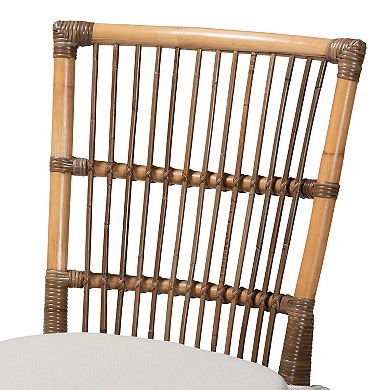 bali & pari Kim Natural Rattan Dining Chair
