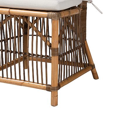 bali & pari Kim Natural Rattan Dining Chair