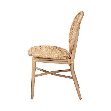 bali & pari Osaka Natural Rattan Dining Chair