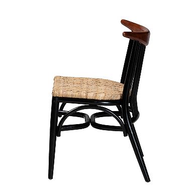 bali & pari Parthenia Natural Rattan Dining Chair