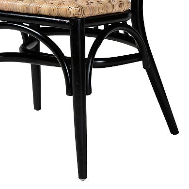 bali & pari Parthenia Natural Rattan Dining Chair