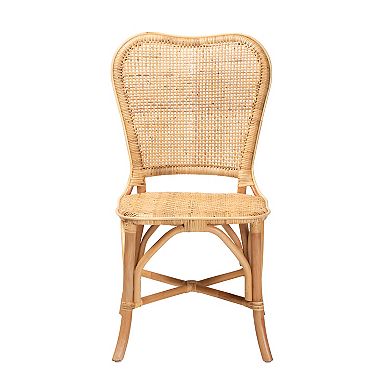 bali & pari Irene Natural Rattan Dining Chair