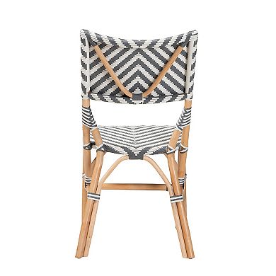 bali & pari Shai Natural Rattan Bistro Chair