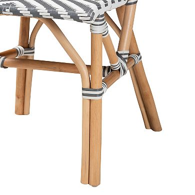 bali & pari Shai Natural Rattan Bistro Chair