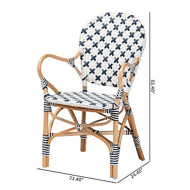 bali & pari Bryson Rattan Bistro Chair