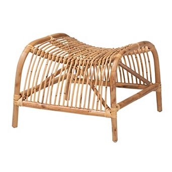bali & pari Lamaria Natural Rattan Footstool