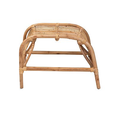 bali & pari Lamaria Natural Rattan Footstool