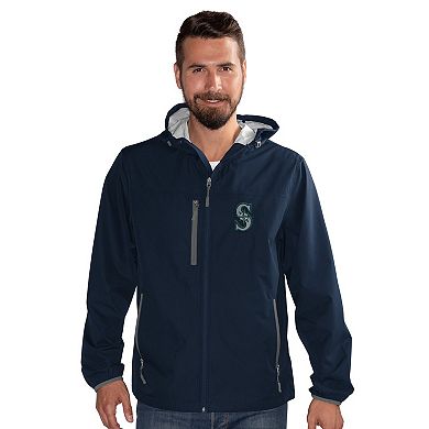Men's G-III Sports by Carl Banks Navy Seattle Mariners Double Play Full-Zip Hoodie Jacket