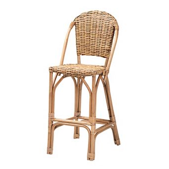 bali & pari Neola Natural Rattan Bar Stool