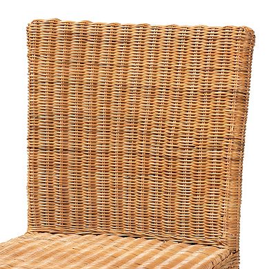 bali & pari Racquel Natural Rattan Counter Stool