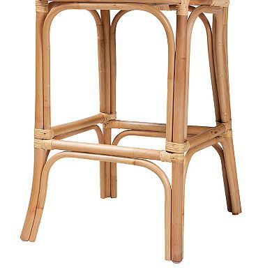 bali & pari Adrena Natural Rattan Bar Stool
