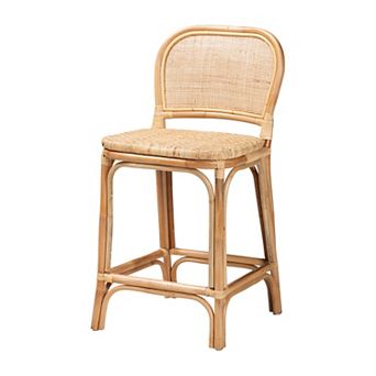 bali & pari Adrena Natural Rattan Counter Stool