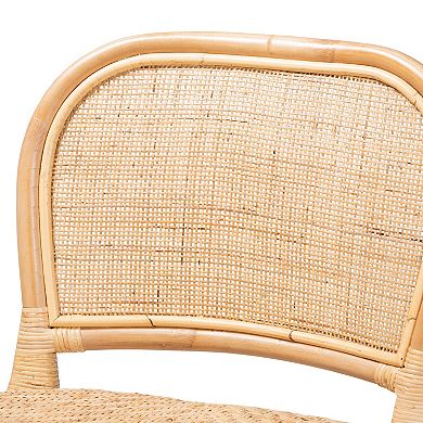 bali & pari Adrena Natural Rattan Counter Stool