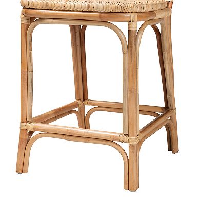 bali & pari Adrena Natural Rattan Counter Stool