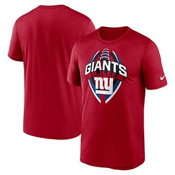 Men's Nike Red New York Giants Legend Icon Performance T-Shirt