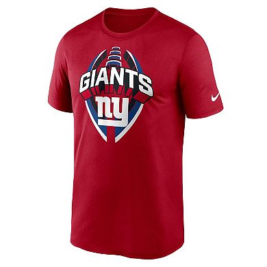 Men's Nike Red New York Giants Legend Icon Performance T-Shirt