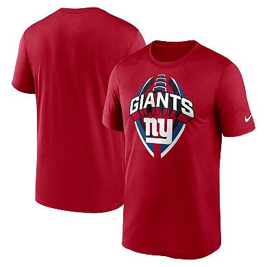 Men's Nike Red New York Giants Legend Icon Performance T-Shirt