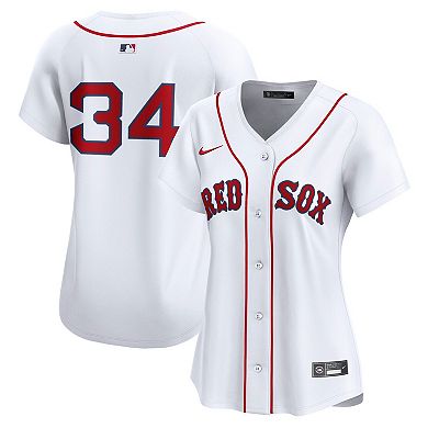 Women's Nike David Ortiz White Boston Red Sox Home Retired Limited Jersey