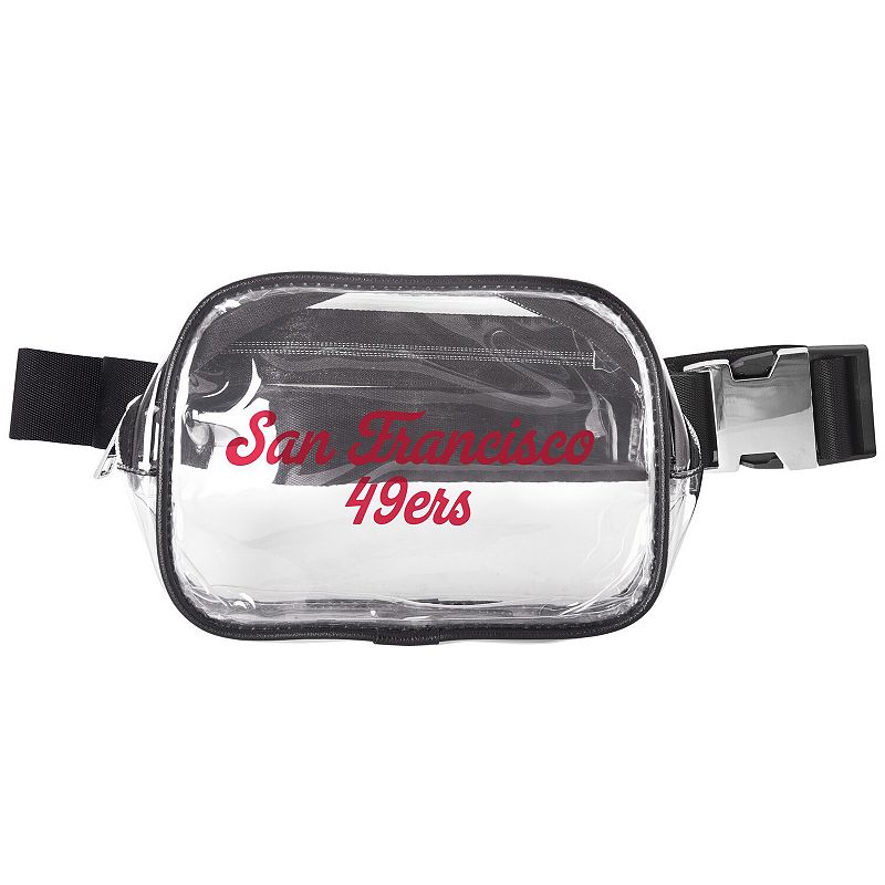San Francisco 49ers Clear Belt Bag, Team